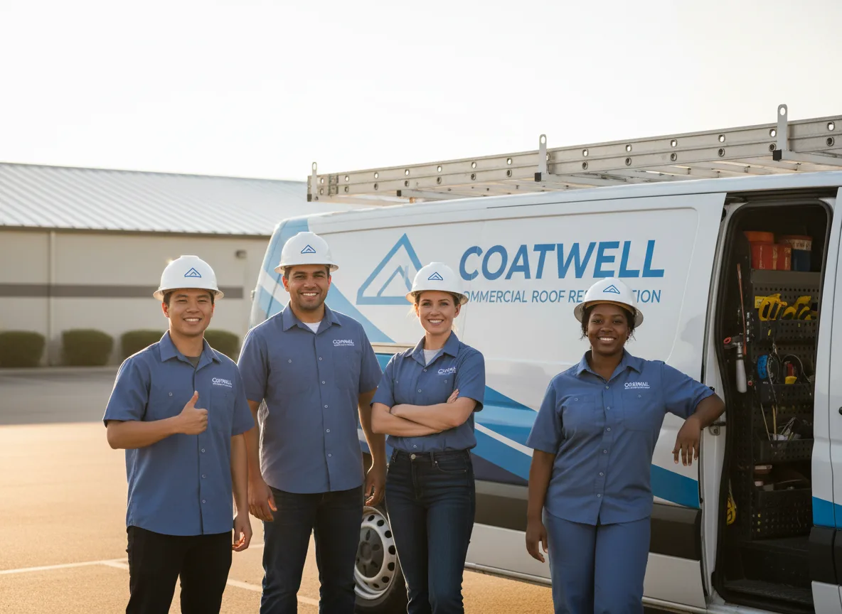 Commercial roof coating company in Schoolcraft, MI